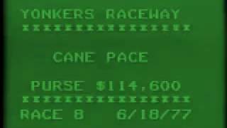 1977 Yonkers Raceway JADE PRINCE Cane Pace Jack Kopas