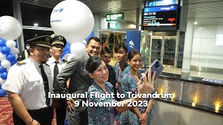 Inaugural Flight to Trivandrum, India​