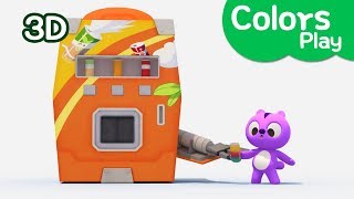 [Miniforce] Learn colors with Miniforce | Colors Play | Magic Vending machine | Miniforce Color Play