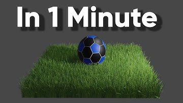 Create a football in 1 Minute in Blender