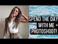 SPEND A DAY WITH ME || + Fitness Photoshoot