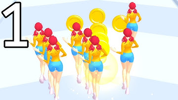 GIRLS💃ATTACK GAME: All Levels Gameplay Android,ios New Big Update Level (1-3) #1