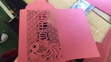 [CTY TNHH RED LASER] Máy Laser cắt thiệp cưới siêu tốc