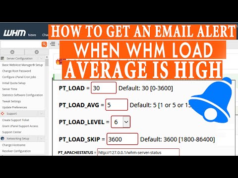 Get Email alert whenever WHM Load Average is high ❗⚠️