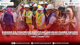 Kunjungan Kerja Gubernur Jatim Khofifah Indar Parawansa ke Ponorogo