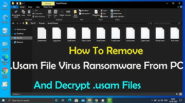 Usam file virus ransomware [.usam] removal + Decrypt .usam files