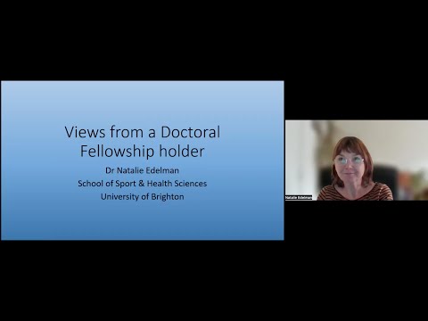 NIHR RDS SE Fellowship event  - Views From A Doctoral Fellowship Holder -  Dr Natalie Edelman