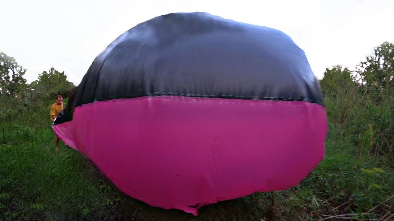 A Hot Air Balloon DIY ! Plastic bags and scotch tape = Thermal Balloon