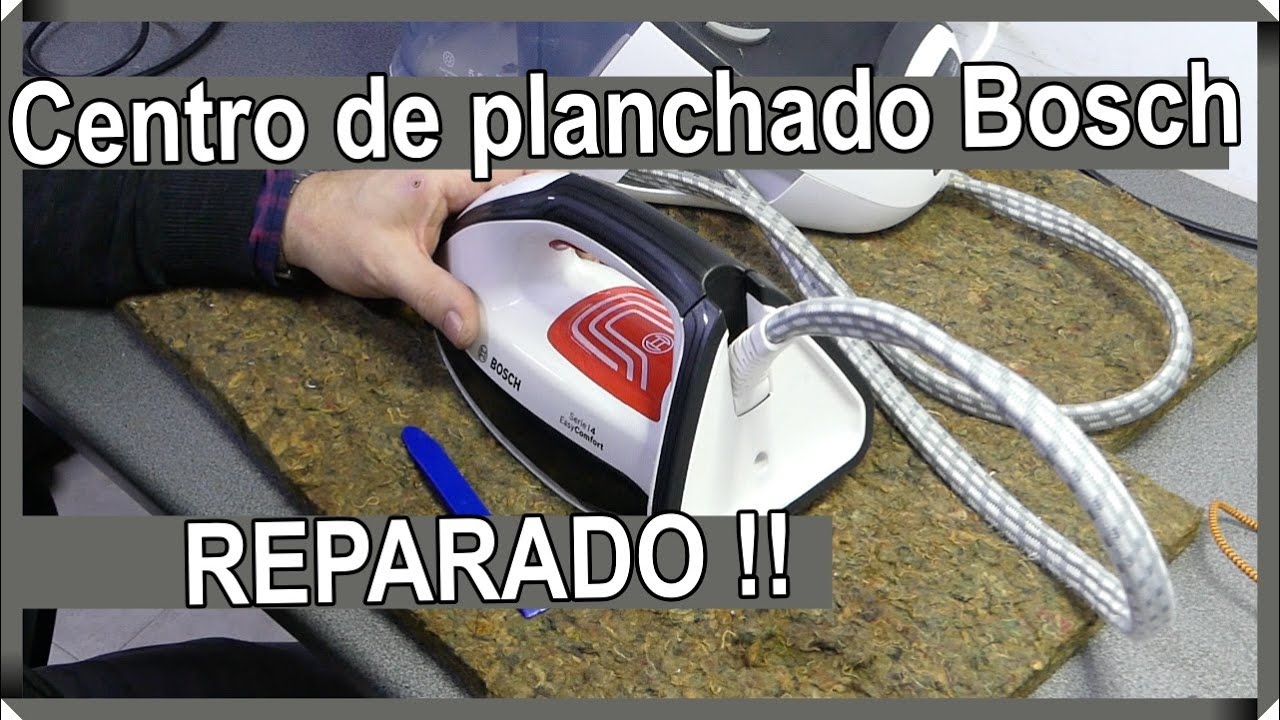 Desbordamiento Humedad Punto Centro de planchado Bosch no funciona. Bosch ironing center does not work.  - YouTube