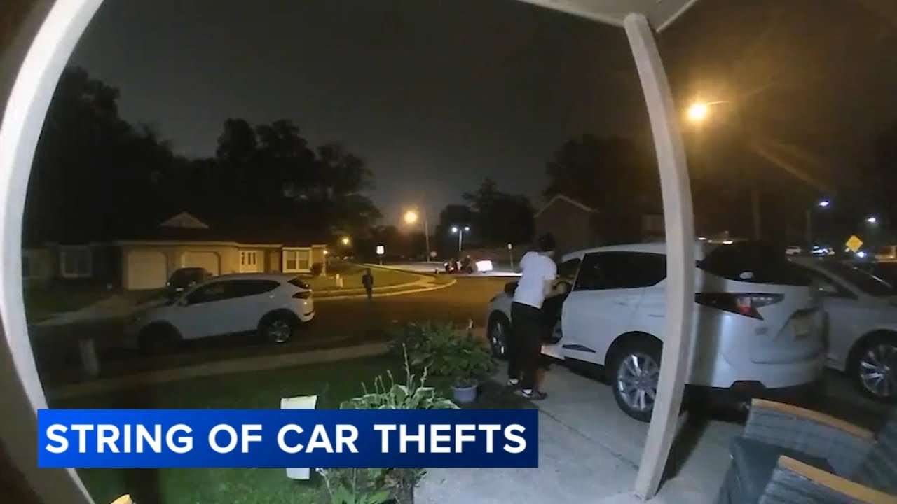 Police investigating string of car thefts in South Jersey - YouTube