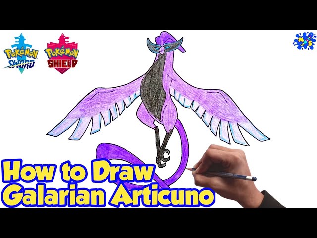 galarian articuno (pokemon) drawn by sindorman