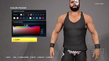 WWE 2K23 create a superstar creating brand new wrestler called connor moses wrestler
