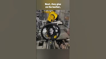 How Factory Steering Wheels Are Made #automobile #assembly #car #manufacturing