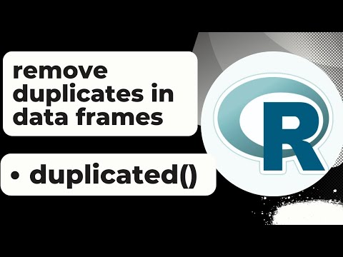 How to remove duplicates in r | Data Analysis in r programming