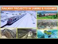 Railway Projects in J&K | USBRL | Chenab Bridge update | Jammu-Poonch Rail line | Papa Construction