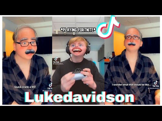 Luke Davidson new funniest tiktok compilation 2022 class=
