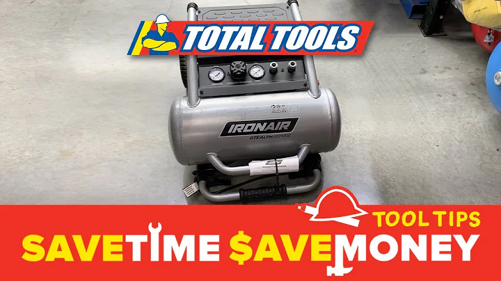 Ironair 2.0HP 20L 150L/MIN Super Quiet Oil-free Trolley Air Compressor