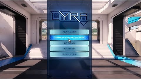 2.5.02 - LYRA SHOOTER GAME - VISUAL CHARACTERS SELECTION  - UNREAL ENGINE 5.2 - LYRA 5.2 LYRA 5.4