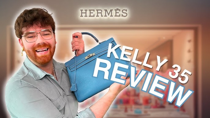 Hermès Kelly 35 Blue Jean PHW
