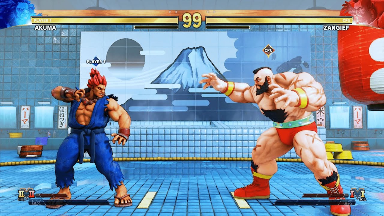 Akuma vs Zangief (Hardest) - Street Fighter 5.| Epic Battle - YouTube