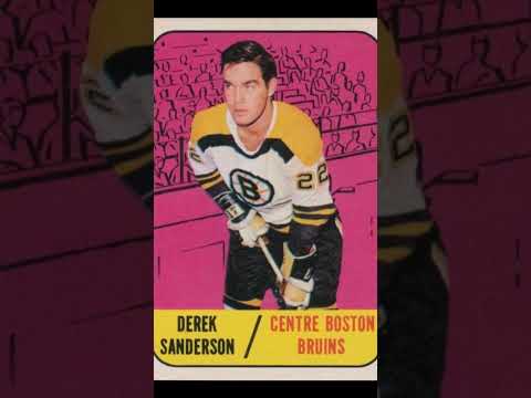 Derek Sanderson Boston Bruins 1967-68 Topps 33 NHL Hockey Card