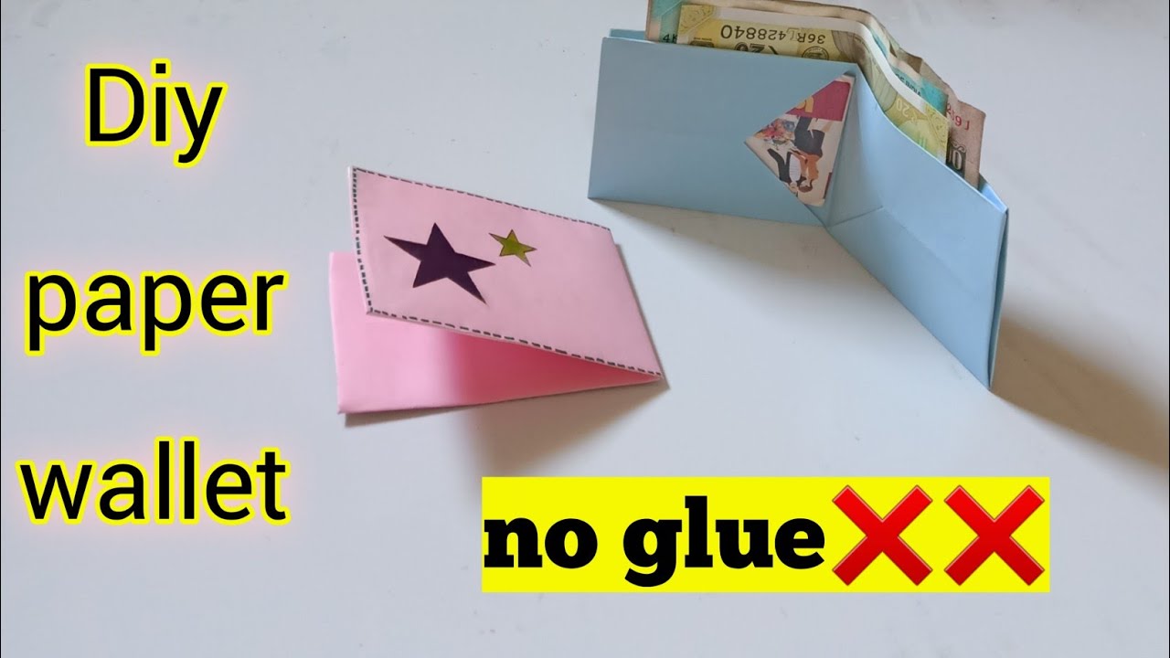 DIY - Origami Paper Folding Coin Purse - super easy - YouTube