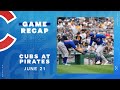 Game Highlights: Hendricks Tallies 90th Career Win as Cubs Sweep the Pirates in Pittsburgh | 6/21/23