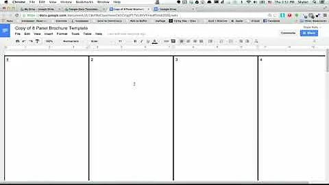 How to Make a Brochure Using Google Docs