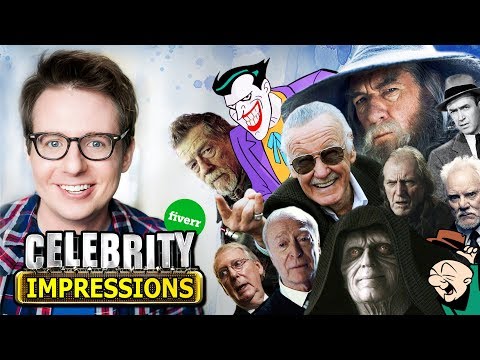 Custom Celebrity Impressions through Fiverr