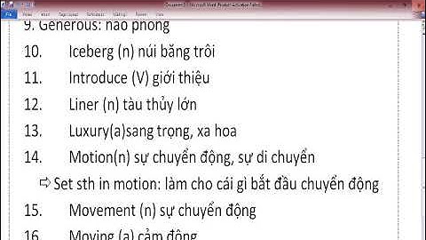 Giải bài tập tiếng anh 10 unit 13