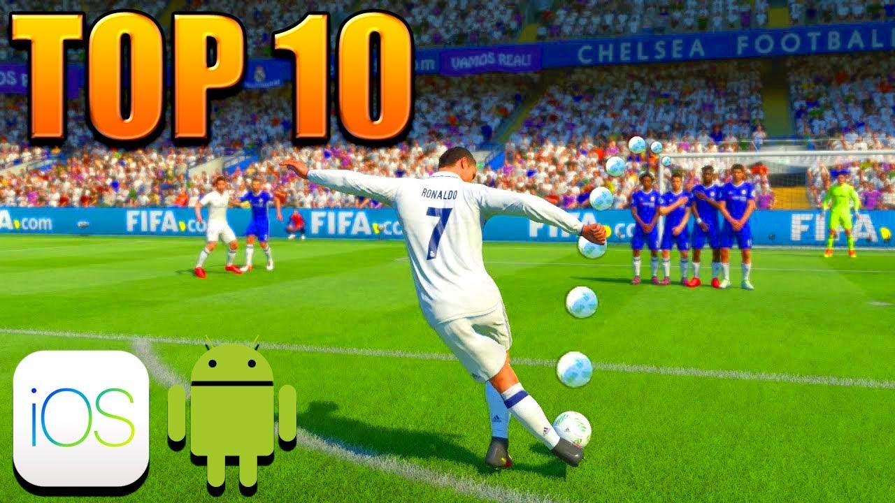 10 JEUX DE FOOTBALL SUR MOBILE COUPE DU MONDE  Top 10 Best Soccer World  Cup Games Android iOS 2018 