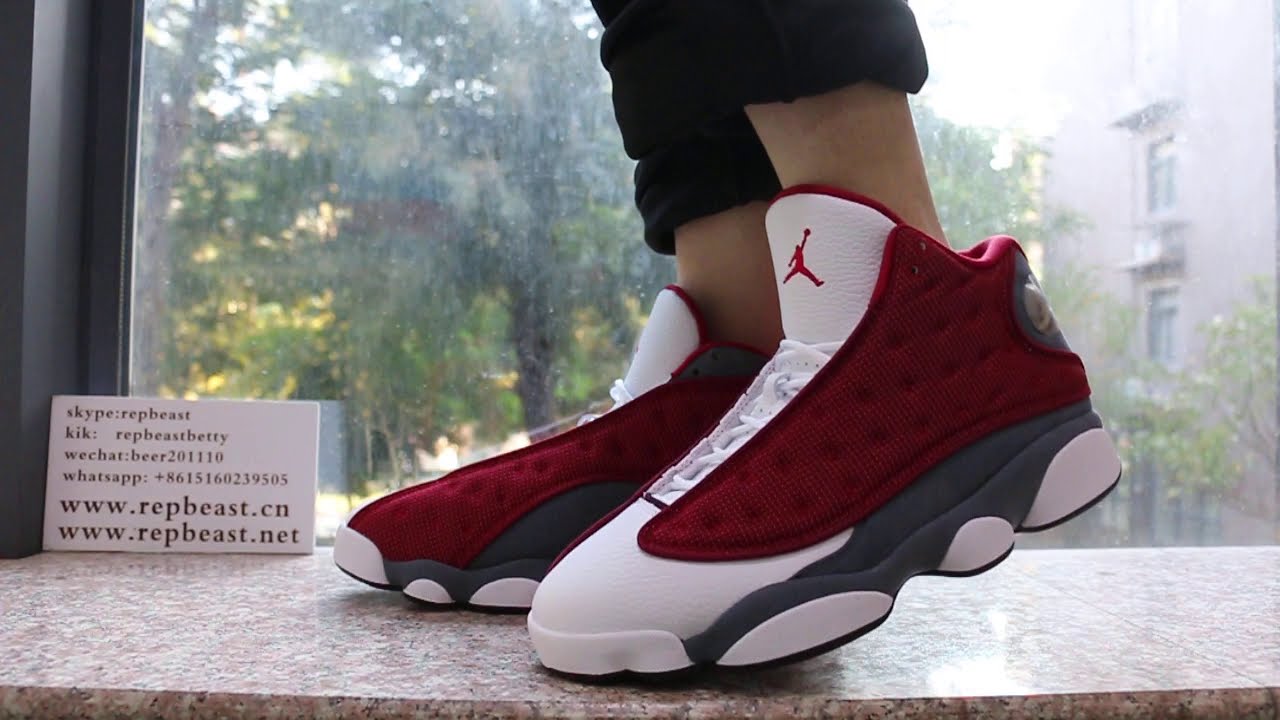 jordan 13 flint on feet