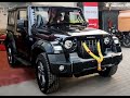 Delivery of all new THAR 2020 | Napoli Black, Convertible soft Top, Petrol, Automatic | Bangalore