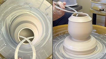 420. Throwing the Body, Lid & Spout for a Teapot with Hsin-Chuen Lin 林新春 茶壺雙視角拉坯示範