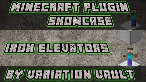 Minecraft Bukkit Plugin - Iron Elevators - Simple setup and amazing