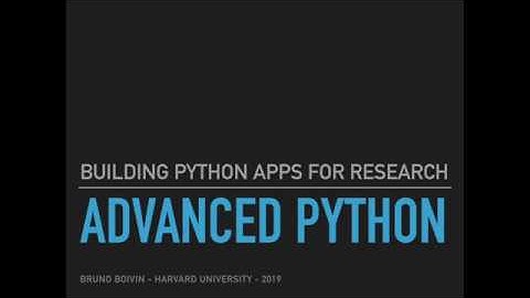 Building Python Apps for Neuroscience Research