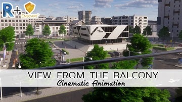 View From the Balcony | Cinematic Animation Revit+Enscape