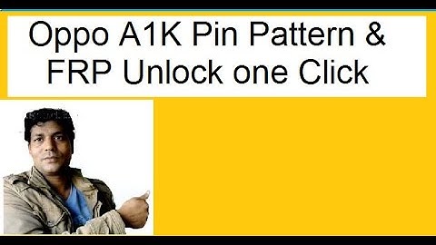 oppo A1K !PIN! PATTERN & FRP factory Reset done by unlock tool