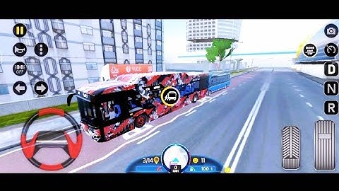 bus simulator 2023 ovilex|new Dubai map with articulated electric bus|gameplay tv5