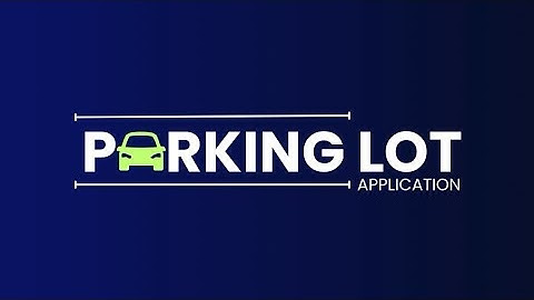 Parking Lot -App จอดรถอัจฉริยะ