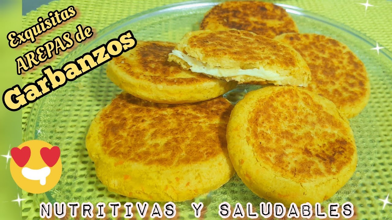 Las  AREPAS DE GARBANZO más deliciosas! con zanahoria😋🥕  saludables y  nutritivas, para tus niños😋👌