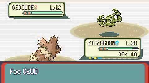 Zigzagoon Only Run: Gym Leader Roxanne