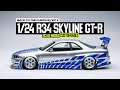 Custom Build: 1/24 Scale NISSAN R34 GT-R | Back to the Furious EP.3
