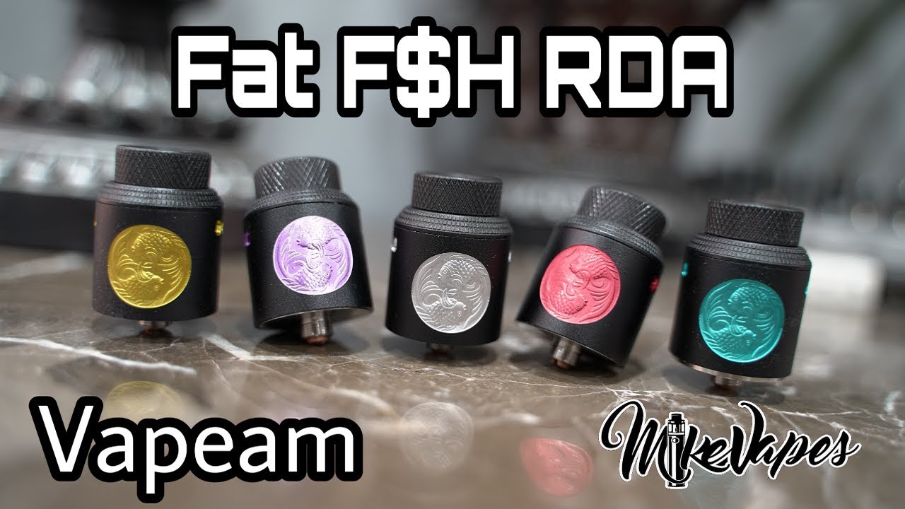 Fat Fish Rda Fat Fish RDA By Vapeam - Coil & Wicking Tutorial - Fat F$H RDA - YouTube