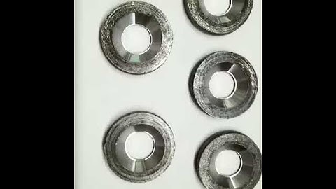 inside chamfer washer finished processing