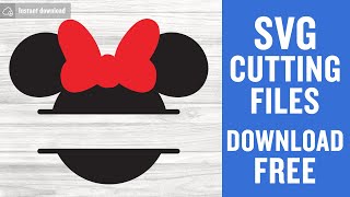 Download Minnie Monogram Svg Free Disney Svg Minnie Mouse Svg Instant Download Silhouette Cameo Free Vector Files Monogram Svg 0900 Freesvgplanet