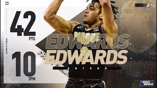 Carsen Edwards Is UNSTOPPABLE In Elite 8 | 42 Point Game *Full Highlights* | March Madness | 3.30.19
