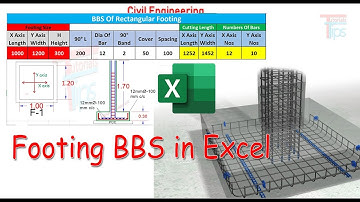 How to make Footing BBS Calculator in Excel | BBS In EXCEL | BBS -Part -1