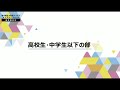 開会式、高校生・中学生以下の部（地方創生☆政策アイデアコンテスト2021アーカイブ）