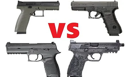 Впервые! Сравнение Sig Sauer P320 vs Glock 17 vs CZ P10F vs Smith Wesson MP9 2.0